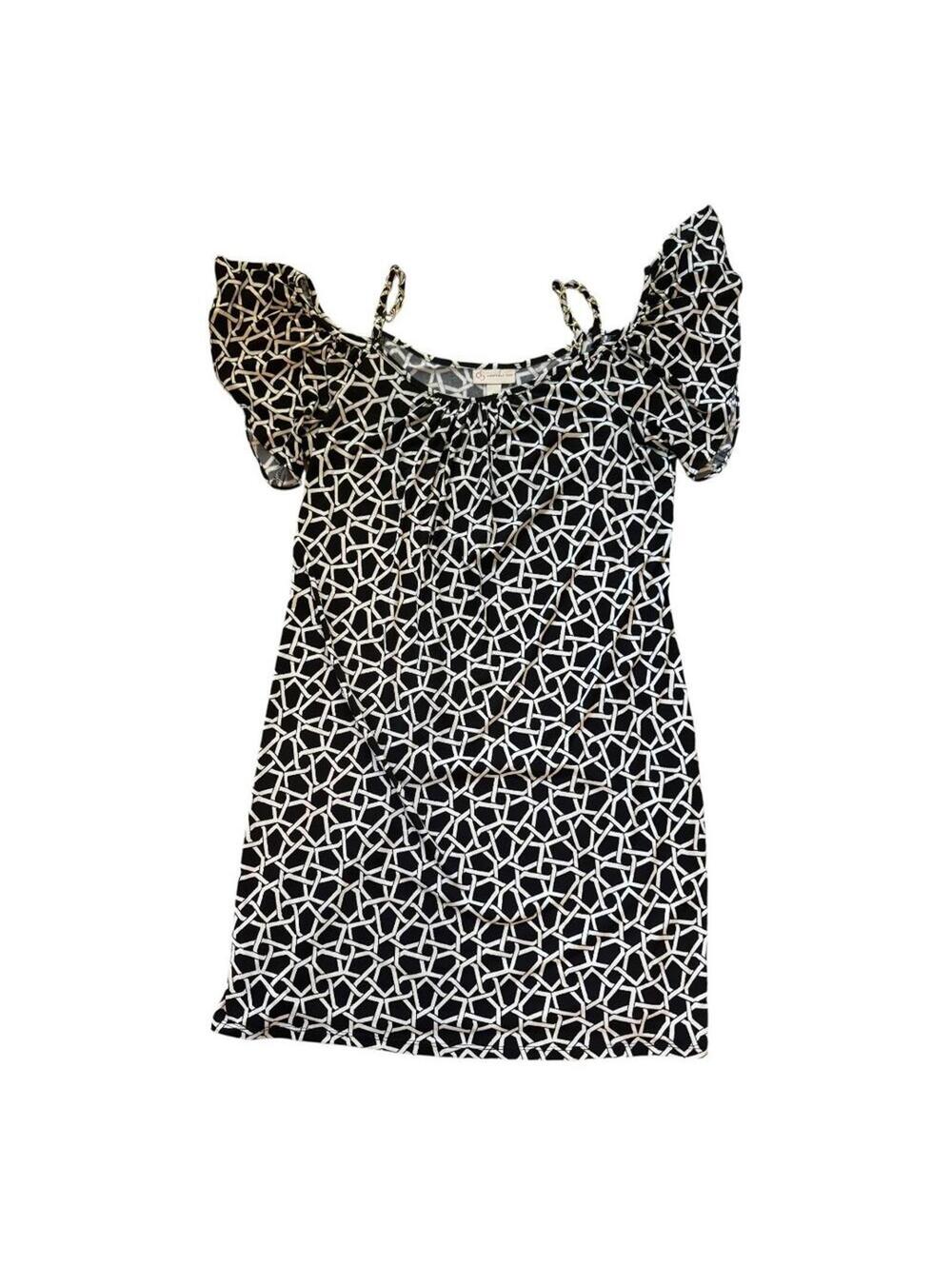 DB Established | Women's Black & White Dress | Size M | 1021